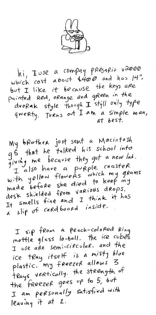 _why's second lot of answers.